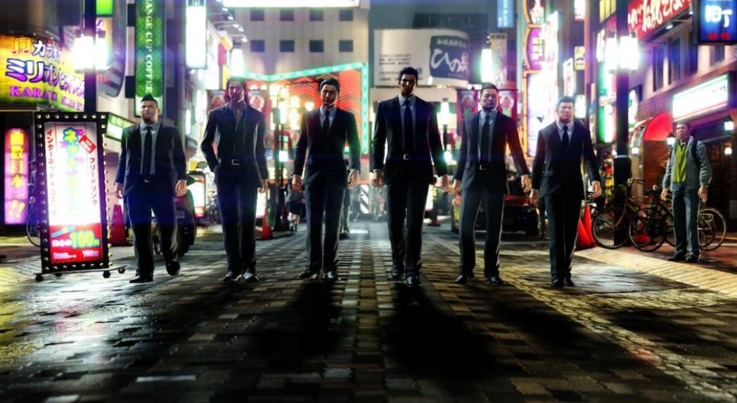 Tatsuya Fujiwara, Kôichi Yamadera, Hiroyuki Miyasako, Takaya Kuroda, Yoshimasa Hosoya, and Doronzu Ishimoto in Yakuza 6: The Song of Life (2016)