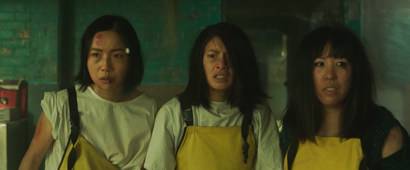 Ally Xue, Perlina Lau, and JJ Fong in Creamerie (2021)