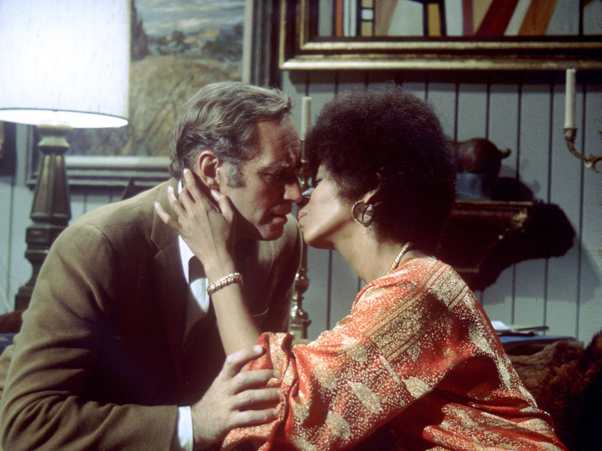 Charlton Heston and Rosalind Cash in The Omega Man (1971)