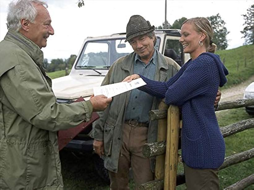 Norbert Gastell, Anke Schwiekowski, and Christian Wolff in Forsthaus Falkenau (1989)