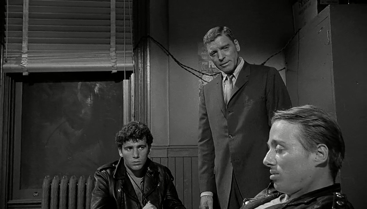 Burt Lancaster, Neil Burstyn, and John Davis Chandler in The Young Savages (1961)