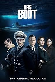 Lizzy Caplan, Tom Wlaschiha, Rick Okon, Vicky Krieps, and August Wittgenstein in Das Boot (2018)