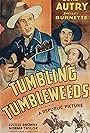 Gene Autry, Lucile Browne, and Smiley Burnette in Tumbling Tumbleweeds (1935)