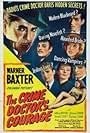 Warner Baxter, Hillary Brooke, Lloyd Corrigan, Jerome Cowan, Stephen Crane, Emory Parnell, and Mark Roberts in The Crime Doctor's Courage (1945)