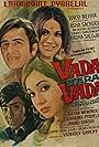 Danny Denzongpa, Vinod Mehra, Asha Sachdev, and Radha Saluja in Vada Tera Vada (1974)