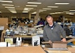 Daniel Nightingale, a contract biomedical equipment technician and Army Reserve sergeant, works inside the shop at the U.S. Army Medical Materiel Agency’s Medical Maintenance Operations Division at Hill Air Force Base, Utah, Nov. 14, 2023. (C.J. Lovelace)