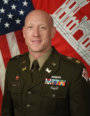 MAJ Jesse Davis, deputy commander of the U.S. Army Corps of Engineers Nashville District, official photo.