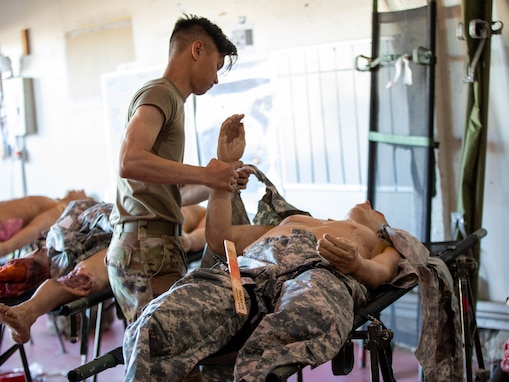 From simulation to situation: Realistic medical training for combat