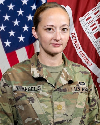 Major Aurora DeAngelis-Caban, Deputy District Commander, Detroit District, U.S. Army Corps of Engineers