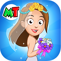 চিহ্নৰ প্ৰতিচ্ছবি My Town: Wedding Day girl game