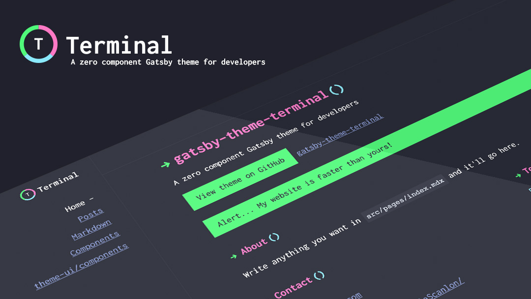 gatsby-theme-terminal