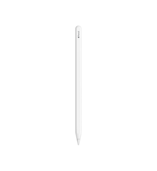 Apple Pencil (2nd Generation) featuring its flat edge that attaches magnetically for automatic charging and pairing.