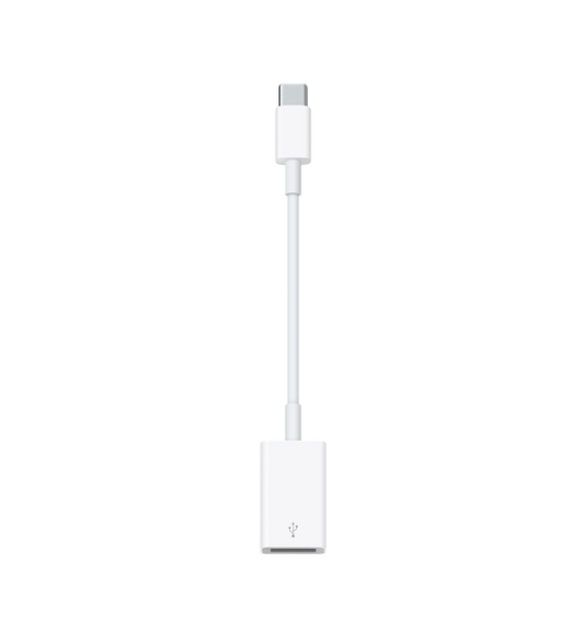 L’adaptateur USB-C vers USB vous permet de connecter des appareils iOS et des accessoires USB standards à un Mac doté de ports USB-C ou Thunderbolt 3 (USB-C).