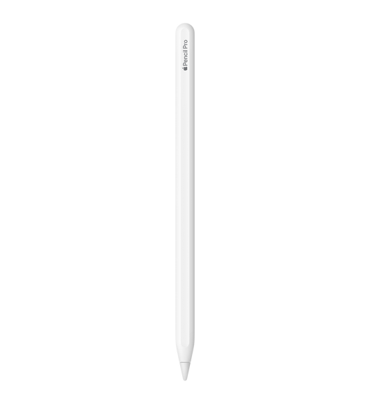 Apple Pencil Pro, blanc, gravure qui dit, Apple Pencil Pro, avec le logo Apple à la place du mot Apple