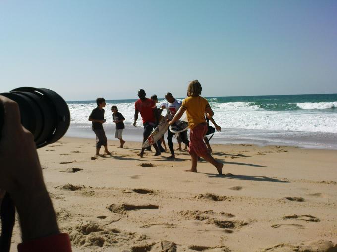 Kelly Slater at Quiksilver Pro France '08