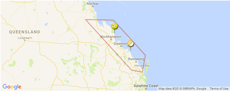 Central Coast surf map