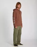 Volcom Iconic Stone Hoodie In Mocha