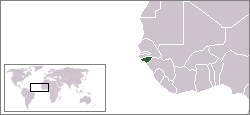 Map of Guinea-Bissau