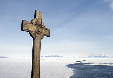 Cross at Hut Point, Ross Island