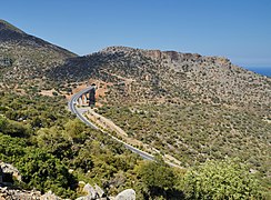 European route E75, Crete