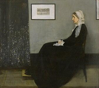 James Abbott McNeill Whistler Portrait of the Artist's Mother