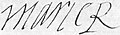 Her signature