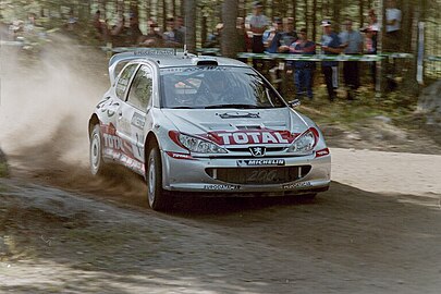 Peugeot 206 WRC of Marcus Grönholm