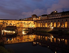 Ponte Vecchio at duck, Florence