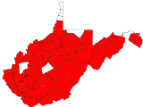 County distribution map.