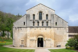 Abbaye Fontenay eglise facade