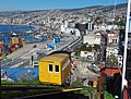 Artilleria Funicular on Artilleria Hill, Valparaiso, Chile