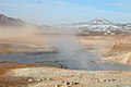 Landscape with Solfatara spring, Námaskarð