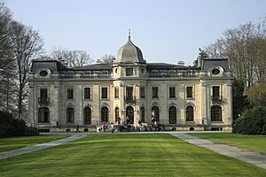 The former castle Empain in Enghien, Belgium