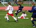 Youth football in Germany.