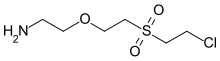 File:2-(2-(2-Chloroethylsulfonyl)ethoxy)ethanamine.svg