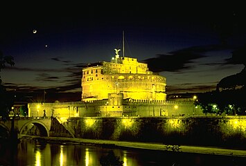 Castel Sant'Angelo (view at night)