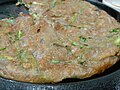 Memiljeon, a Korean savory buckwheat jeon (pancake)