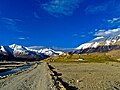 A morning photo of Rangdum Monastery