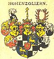 Wappen der Grafen von Hohenzollern aus Blatt 14 Siebmachers Wappenbuch