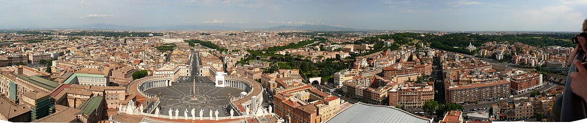 View from St. Peter's Basilica Dome