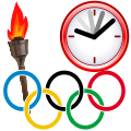 Another Olympic game-related, with torch.