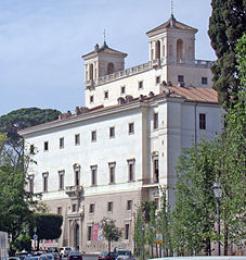 Villa Medici from the church of Trinità dei Monti