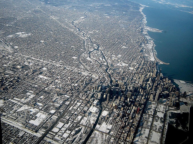 File:Chicago Downtown Aerial View.jpg