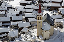 Obertilliach Pfarrkirche St Ulrich 04