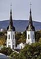 * Nomination The towers of Evangelical Lutheran Church, with Catoctin Mountain behind, Frederick, Maryland --Acroterion 02:22, 26 October 2024 (UTC) * Promotion  Support Good quality. --I.Mahesh 02:38, 26 October 2024 (UTC)