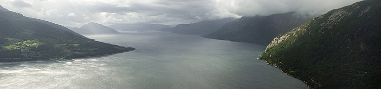 Hardangerfjord in the county of Hordaland