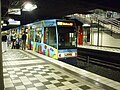 Stadtbahn in der U-Bahn Haltestelle Hauptbahnhof