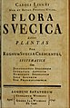 Cover of Flora Svecica: exhibens plantas per regnum Sveciæ ... (1745)