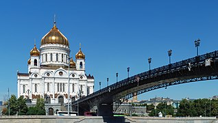 Cathedral of Christ the Saviour in Moscow Image is also a Featured picture of bridges