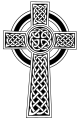 Celtic cross with decorative knotwork, by Petr Vodicka